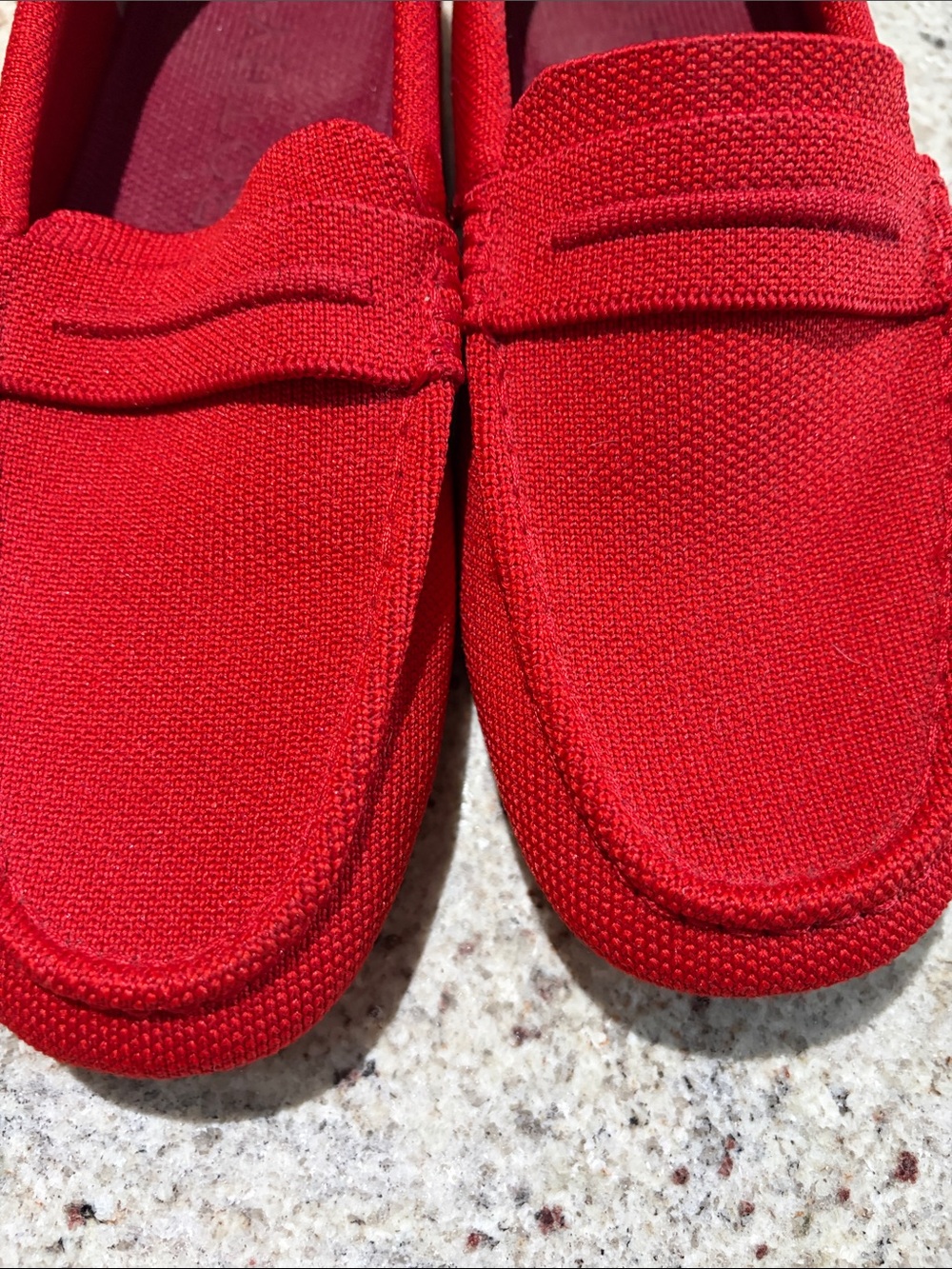 Rothy’s The Driver Red Clementine Driving Slip On Loafers - Picture 6 of 6